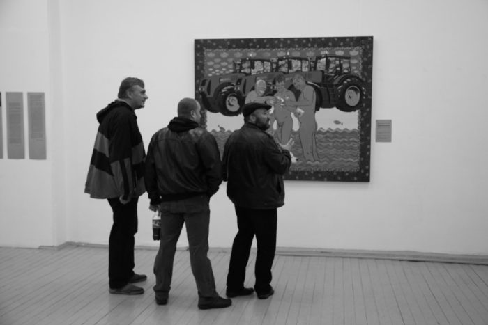 открытие арт-проекта Жанны Капустниковой "Другiя Дажынкi" в Национальном центре современных искусств Республики Беларусь / Минск, 2015г.