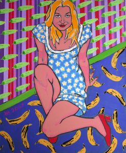 Аллочка / холст, акрил / 120×100 см / 2007г. Жанна Капустникова