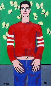 Герой нашего времени / холст, масло / 140x80 см / 2006г. Жанна Капустникова