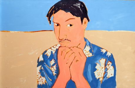 Гитлер в раю / холст, масло / 70×110 см / 2005г. Жанна Капустникова