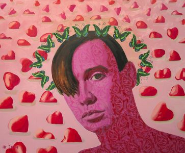 Клубничный соус / холст, масло / 110х120 см / 2009г. Жанна Капустникова