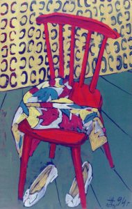 Лето ! / холст, темпера / 110×70 см / 1994г. Жанна Капустникова