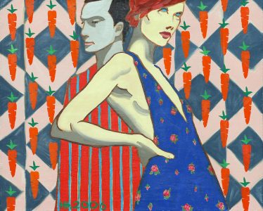 Любовь — Морковь / холст, масло / 80×110 см / 2006г. Жанна Капустникова