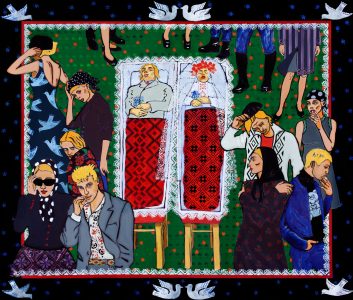 Назаўжды (Навсегда) / холст, темпера, акрил / 170х200 см / 2015г. Жанна Капустникова, серия ДРУГИЕ ДОЖИНКИ