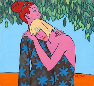 Недостаток самодостаточности / холст, масло / 100×110 см / 2006г. Жанна Капустникова