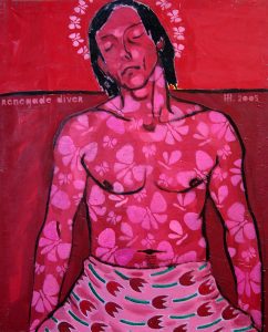 Дайвер-отступник / холст, масло / 100×80 см / 2005г. Жанна Капустникова