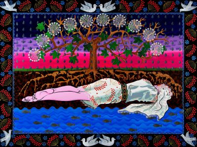 У спакою / холст, темпера, акрил / 150х200 см / 2012г. художник Жанна Капустникова, серия ДАЖЫНКI