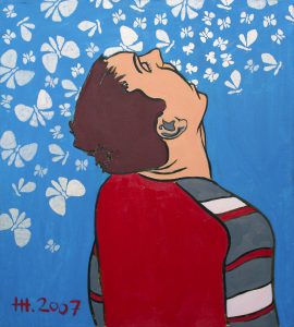 В небо / холст, масло / 100х90 см / 2007г. Жанна Капустникова